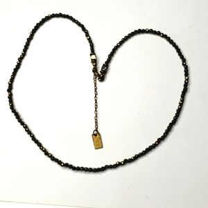 °Millard Couture 22" beaded Pyrite necklace